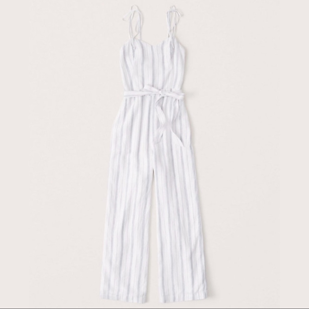 Abercrombie & Fitch Striped Jumpsuit